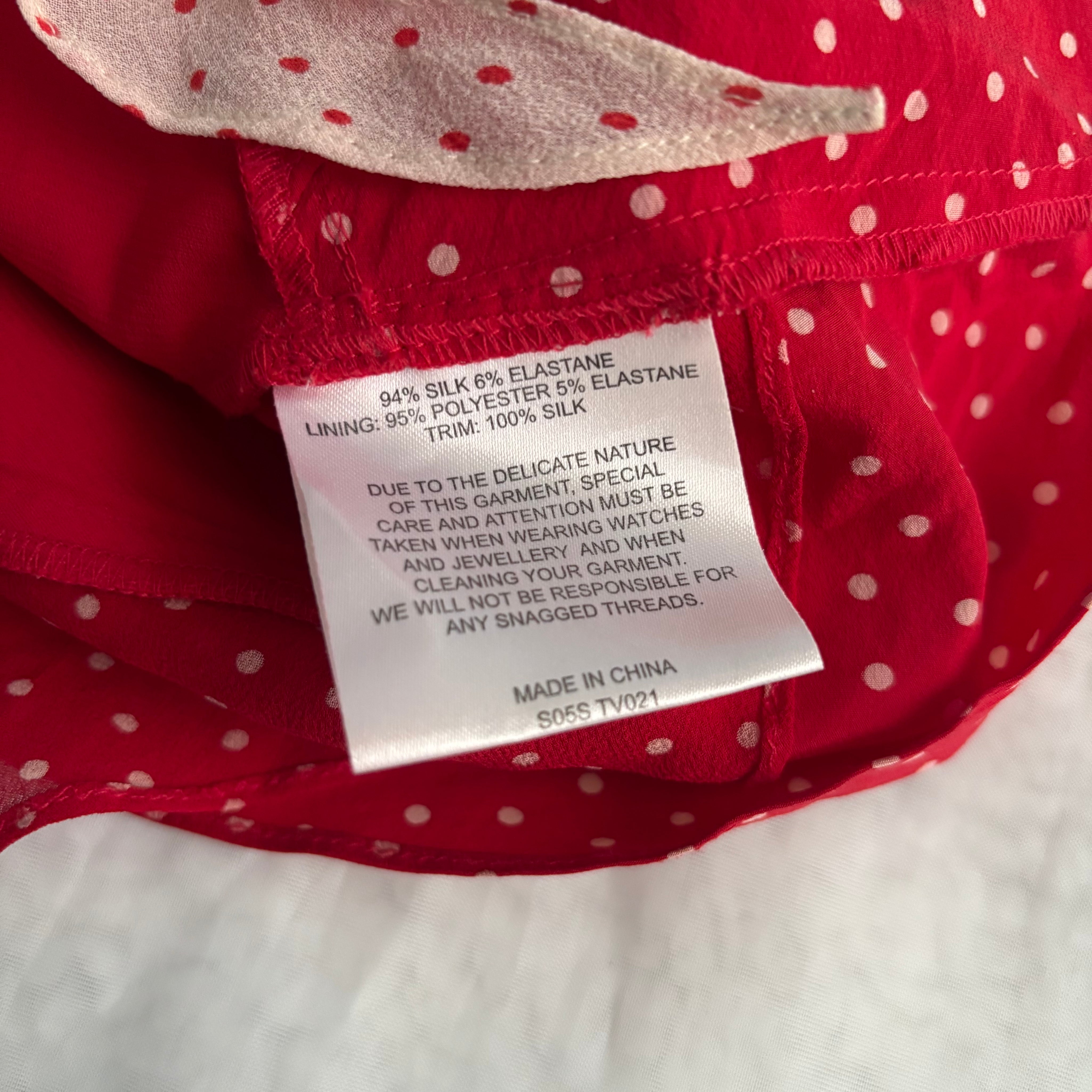 Karen Millen Silk Fairy Tank (S)