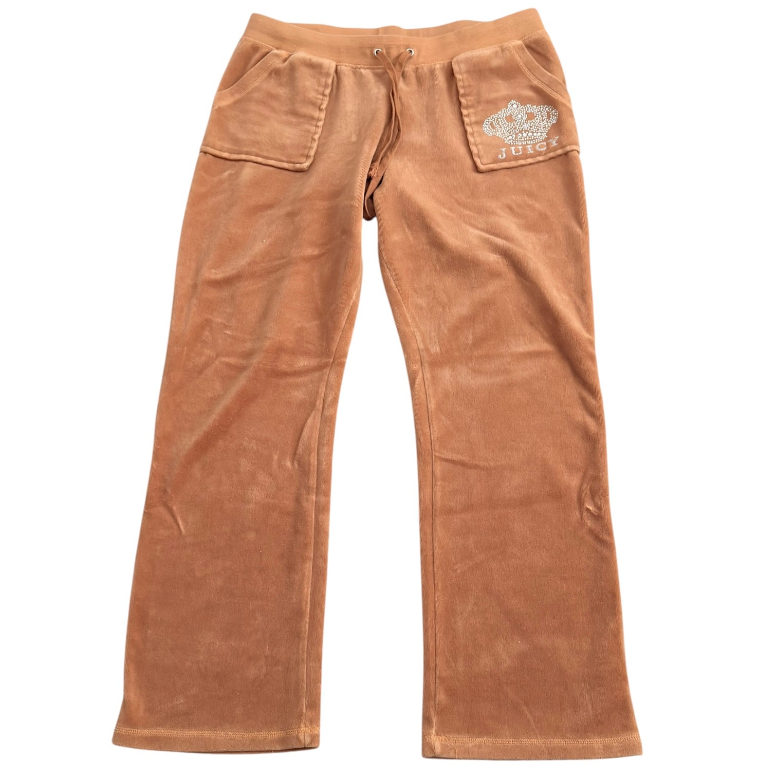 00s Tan juicy couture velour tracksuit (XL)
