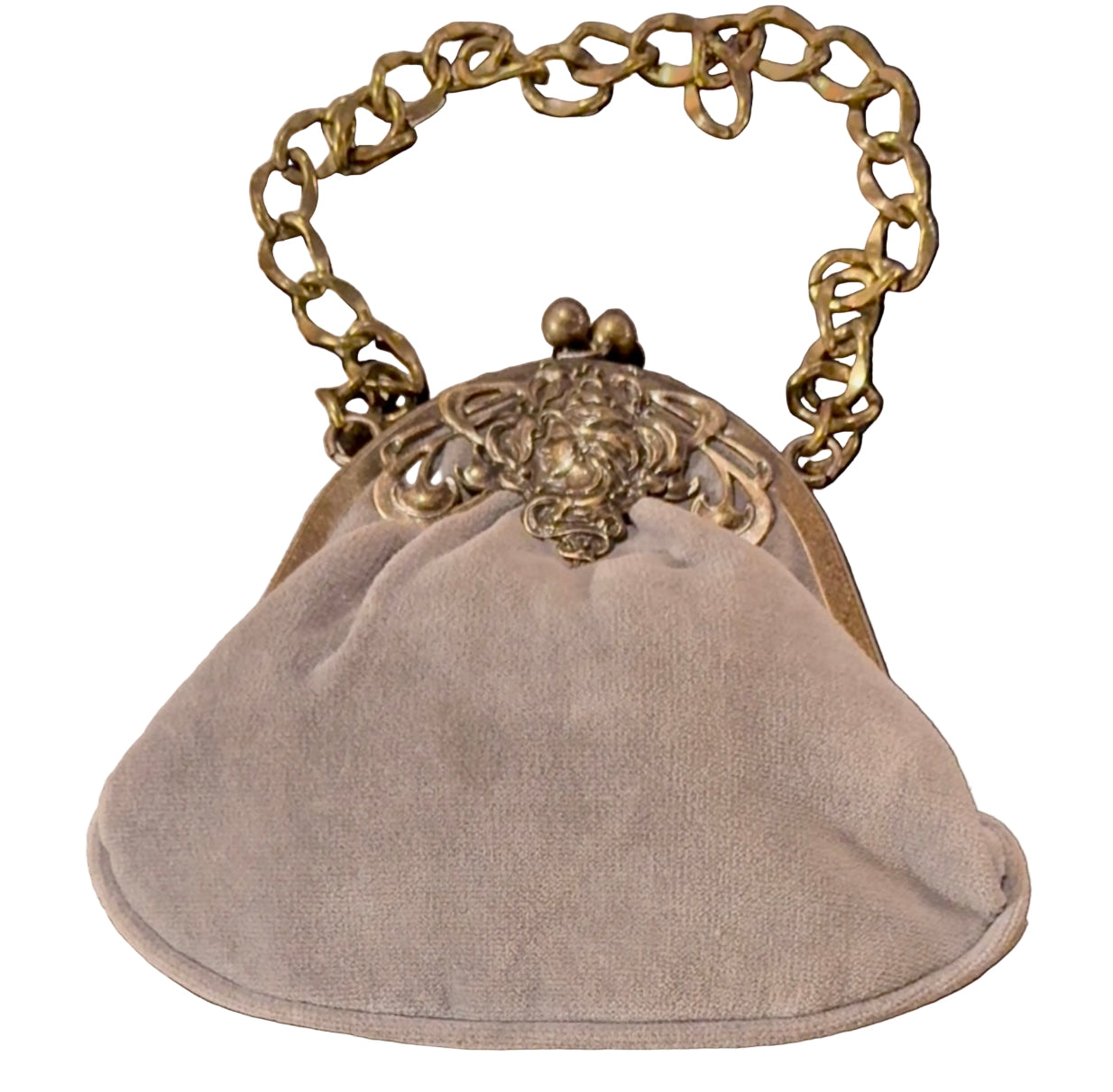 Antique Victorian
Gray Velvet purse