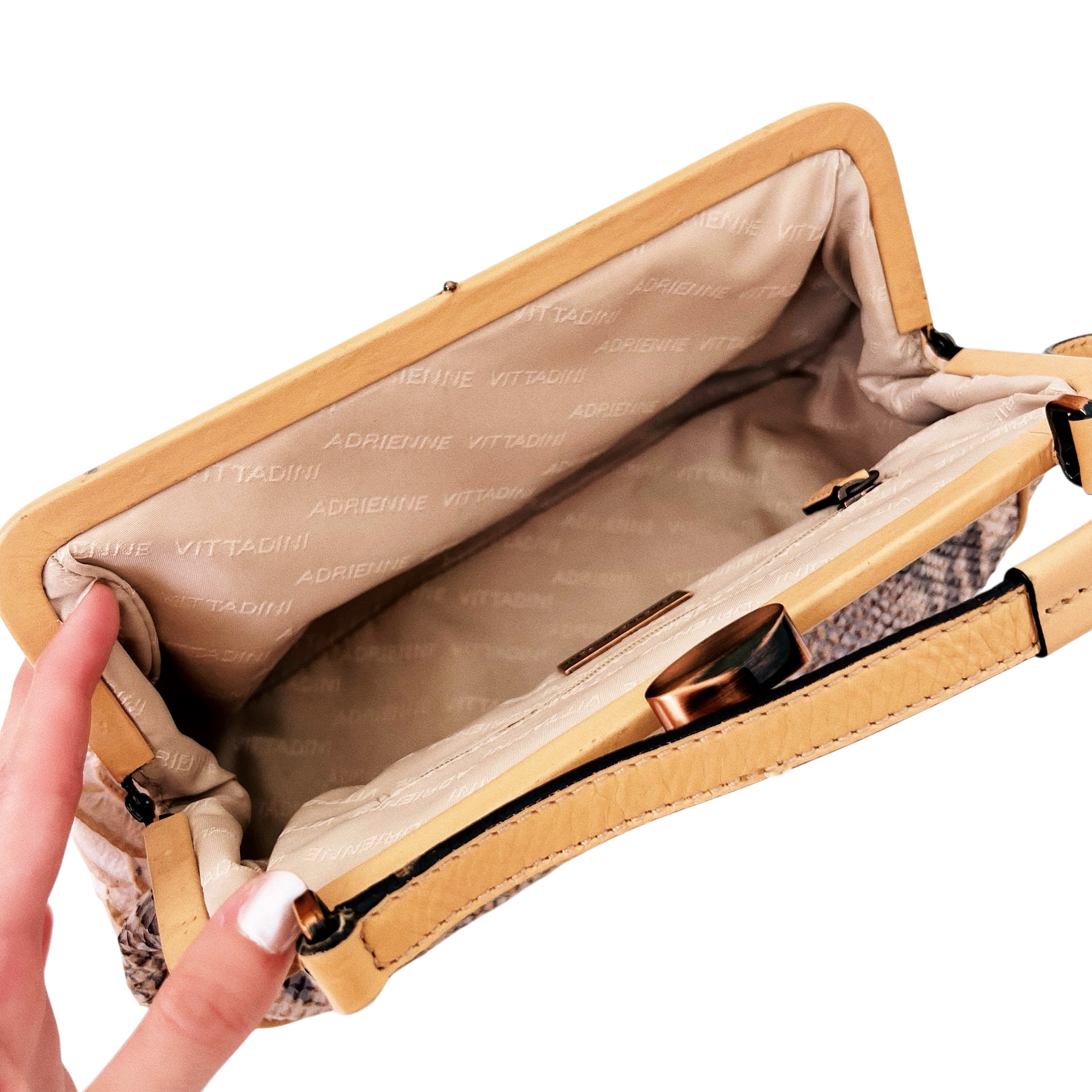 Adrienne Vittadini Snakeskin Handbag