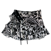 Morgan De Toi Lace Up Mini Skirt (XS)