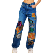 Pepe Patchwork Jeans (S)