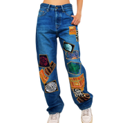 Pepe Patchwork Jeans (S)