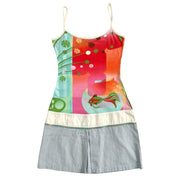 Custo Barcelona Fish Print Dress (XS/S)