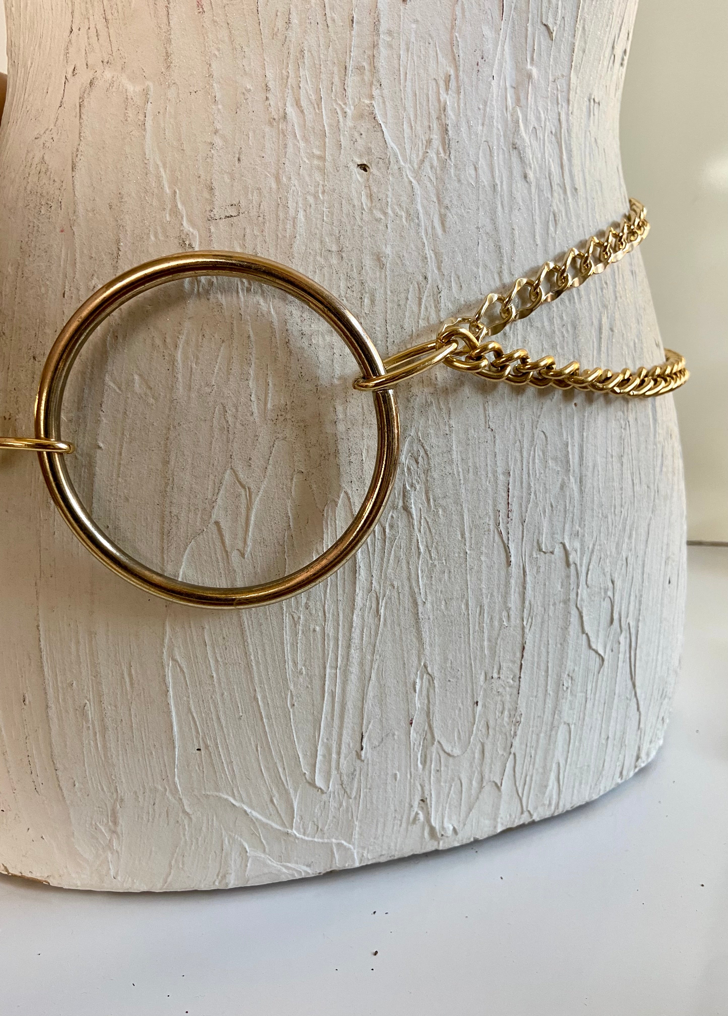 Statement gold belt