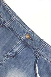 Morgan de Toi Denim Mini Skirt (S)