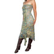Y2K Fairy Lace Midi Dress Made in Spain (S/M)