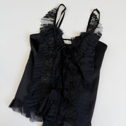 Italian Silk Asymmetrical Tank Top (XS/S)