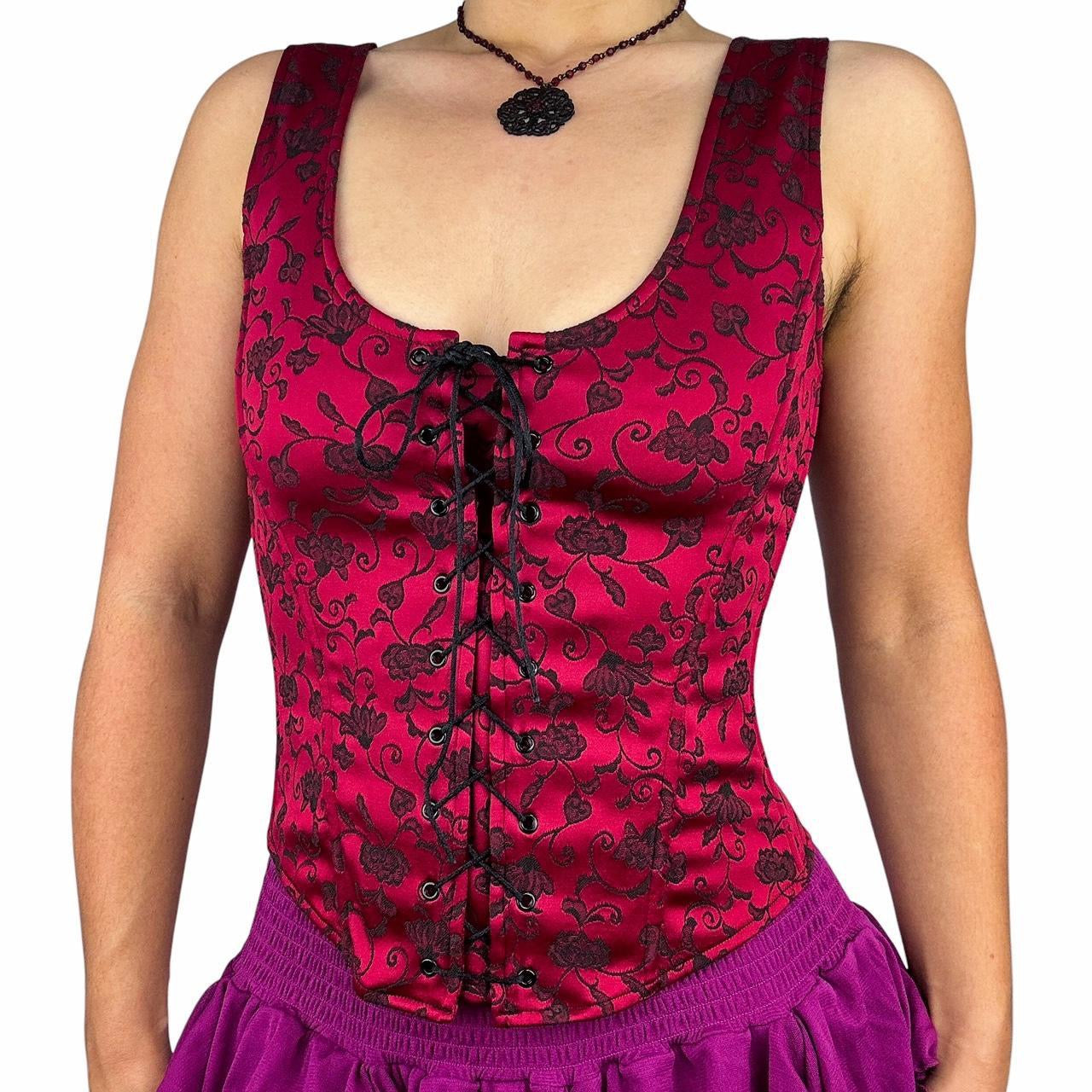 2001 Victoria’s Secret Satin Corset Top (M)