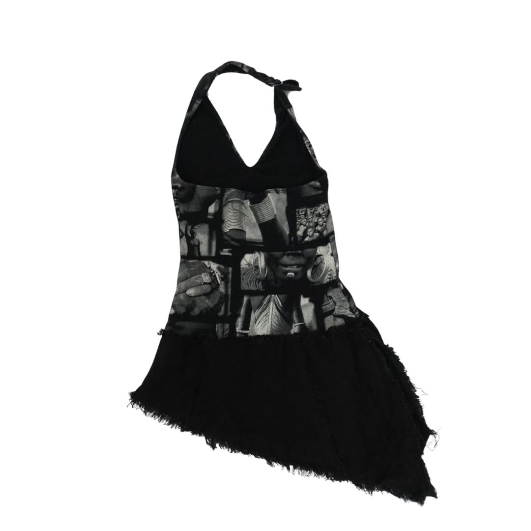 Spanish Graphic Halter Top (XS/S)