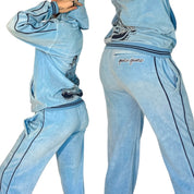 Paco Jeans Velour Tracksuit (S/M)