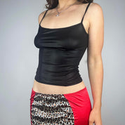 90s Leather-Look Tank Top (S)