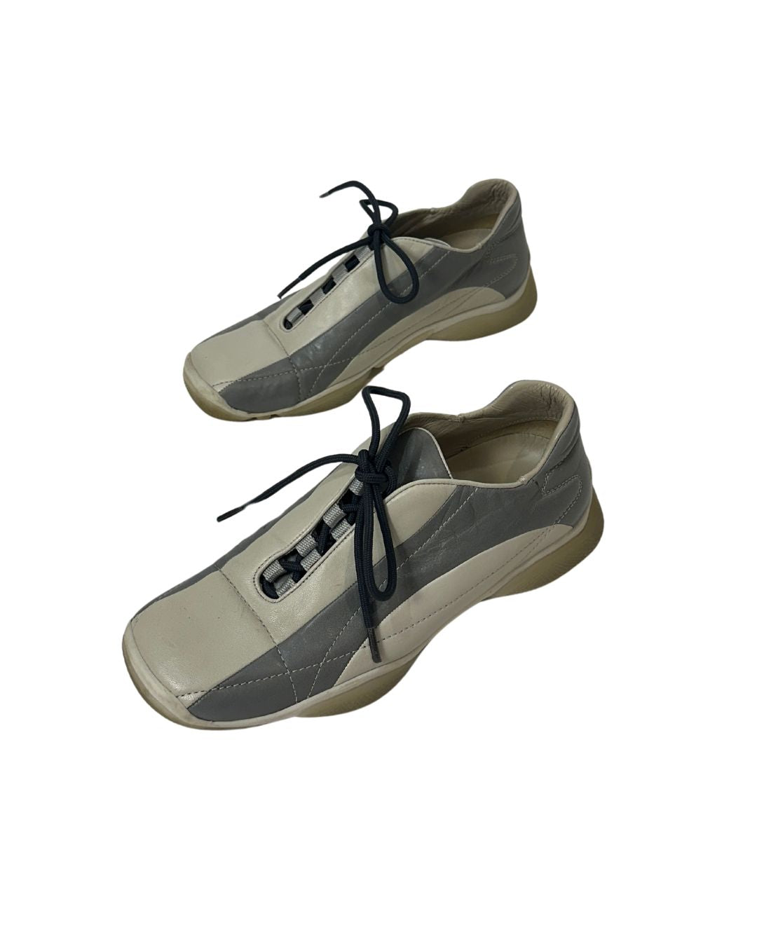 Prada Vintage Leather Sneakers (7) – Holy Thrift