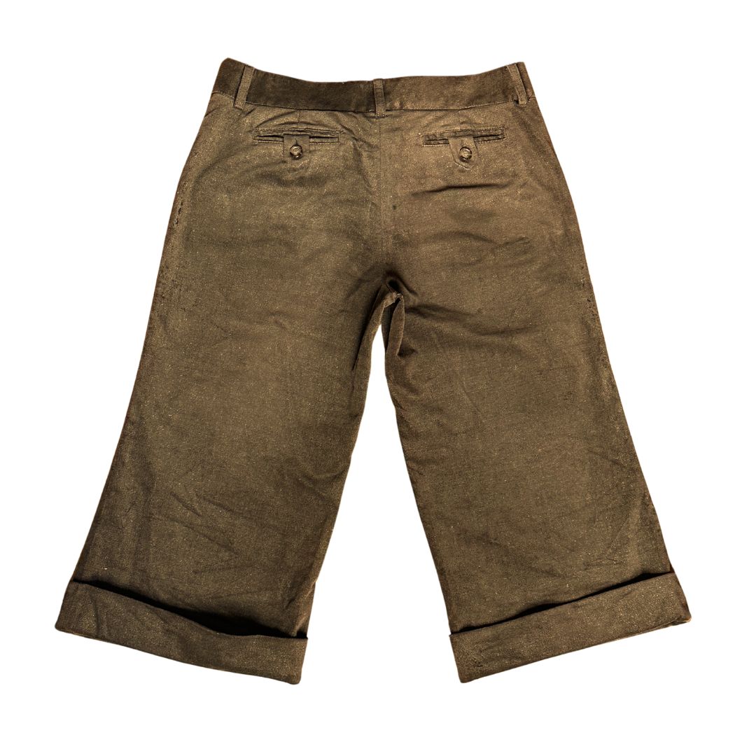 Dolce & Gabbana Vintage Brown Capri's (S/M)