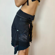 Vintage Asymmetric Cargo Skirt (S/M)