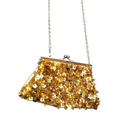 Vintage Gold Beaded Purse
