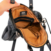 Diesel Black Leather Bag