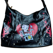 Betty Boop Studded Biker Bag