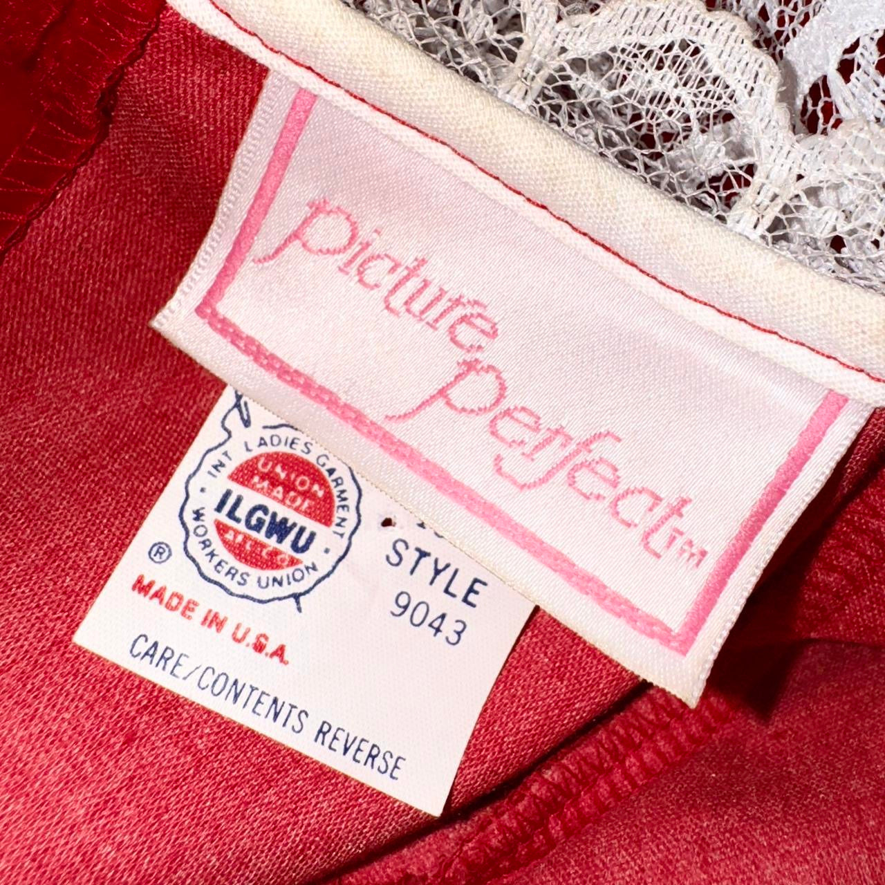 70s Velvet Lace Collar Dress (S)