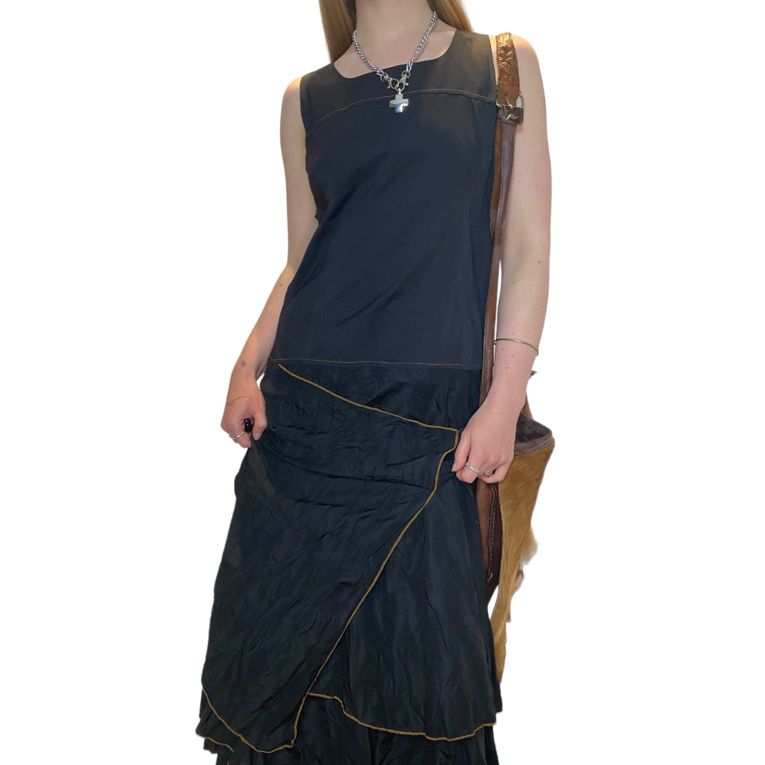90s Utility Archive Midi Dress (M)
