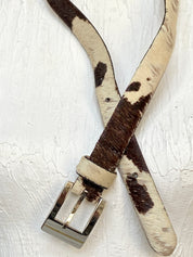 Haircalf Cow Print Belt