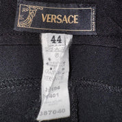 Versace 90s Wool-Blend Zipper Flares (S)