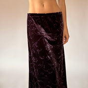 90s Deadstock Velvet Skirt (M)