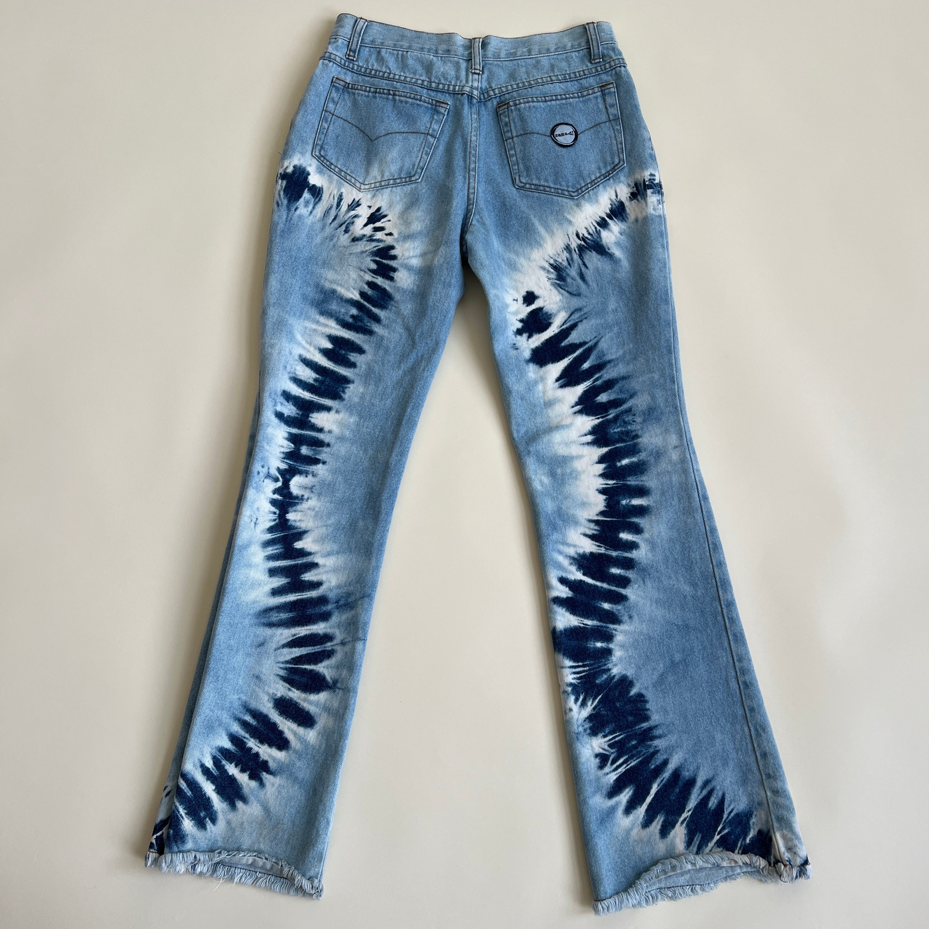 Y2k tie dye jeans (L)