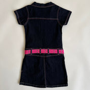 00s Babygirl belted denim mini dress (S)
