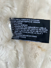 Two Way Buckle Leather Coat (S)
