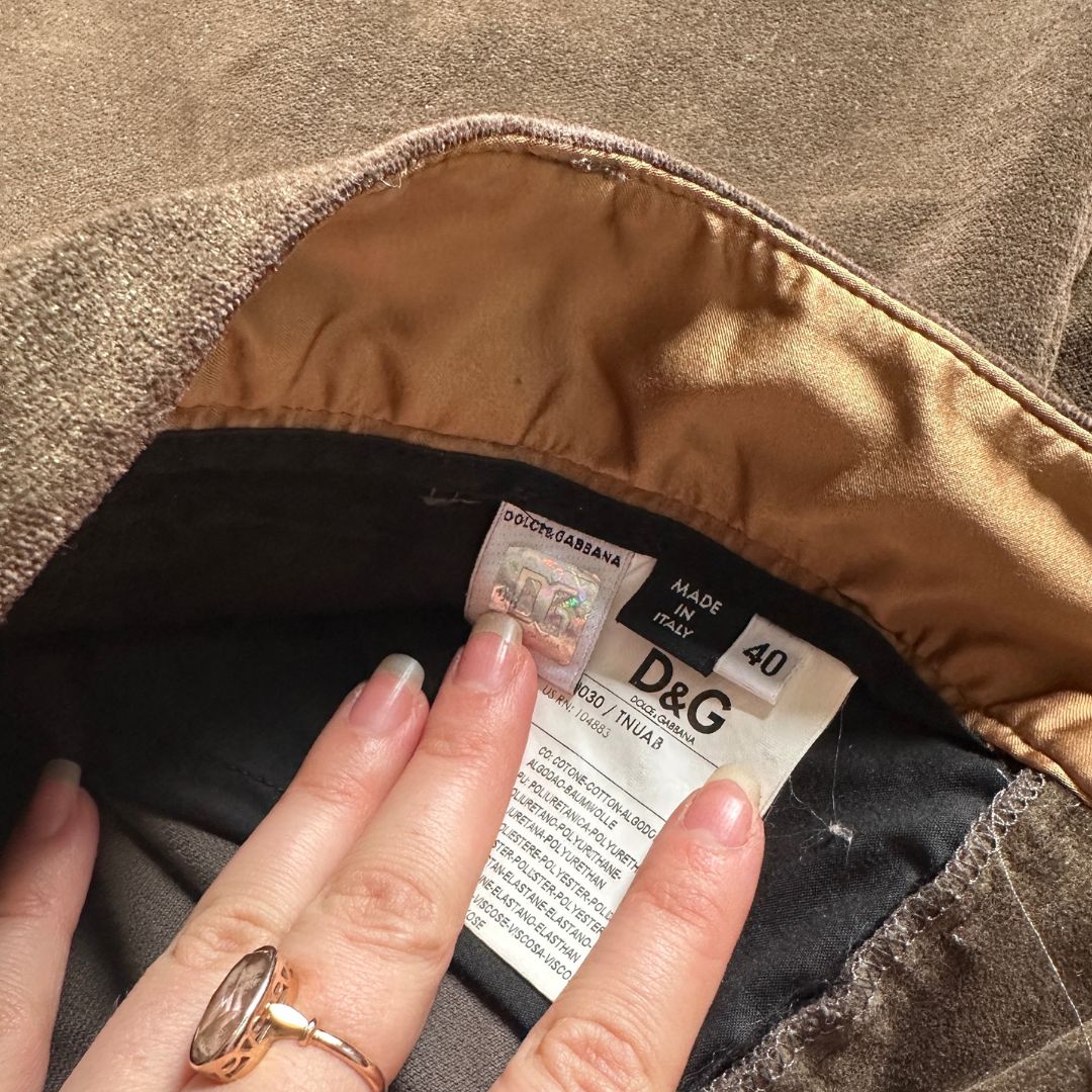 Dolce & Gabbana Vintage Brown Capri's (S/M)
