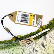 Sheer Silk Lime Green Mini Dress (S)