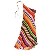 BCBG Striped One Shoulder Dress (XS)