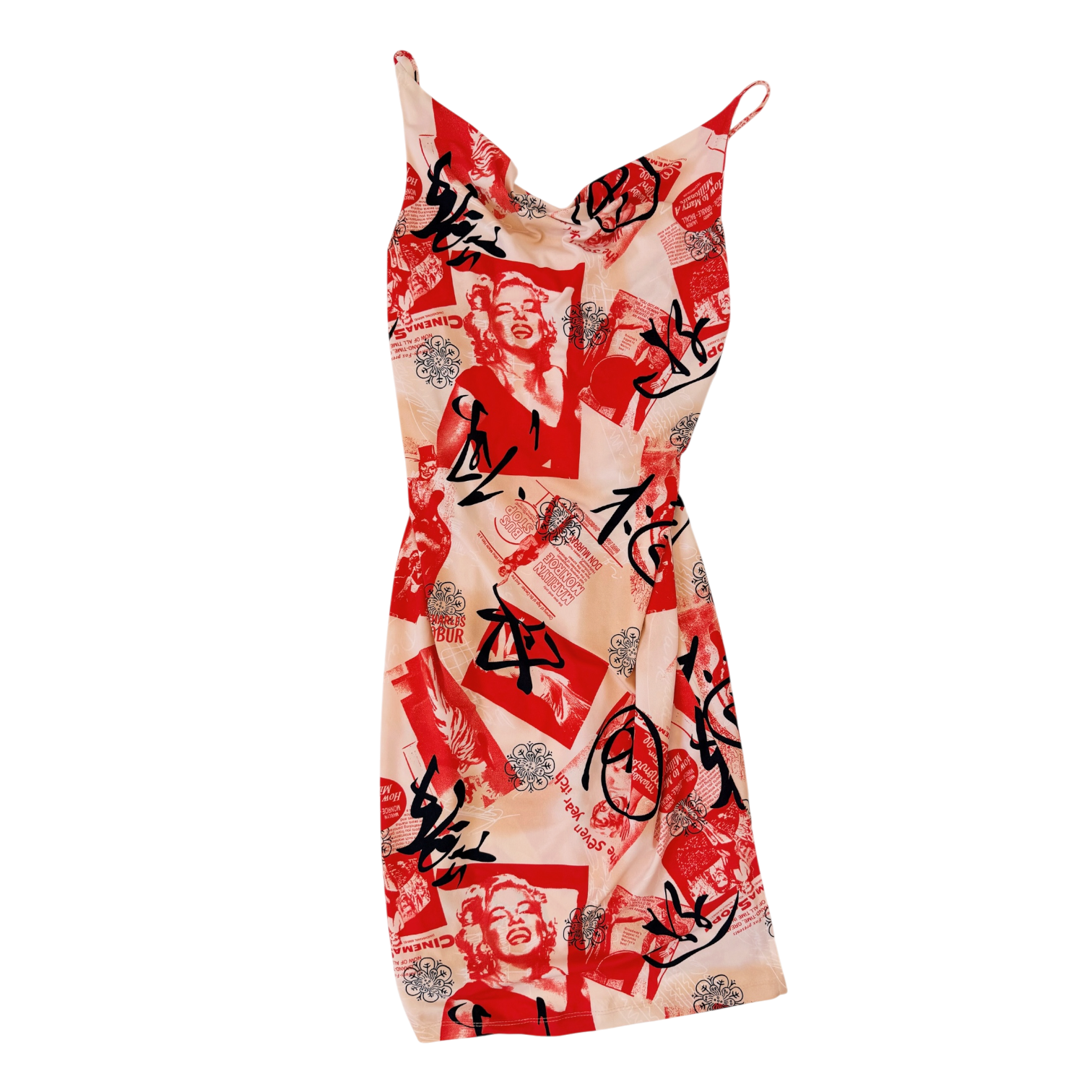 Vintage Marilyn Monroe Midi Dress (S/M)