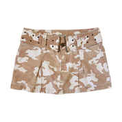 Belted Camo Mini Skirt (M)