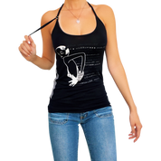 Early 2000s Graphic Halter Top (S)