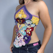Crochet Doily Orchid Top (S)