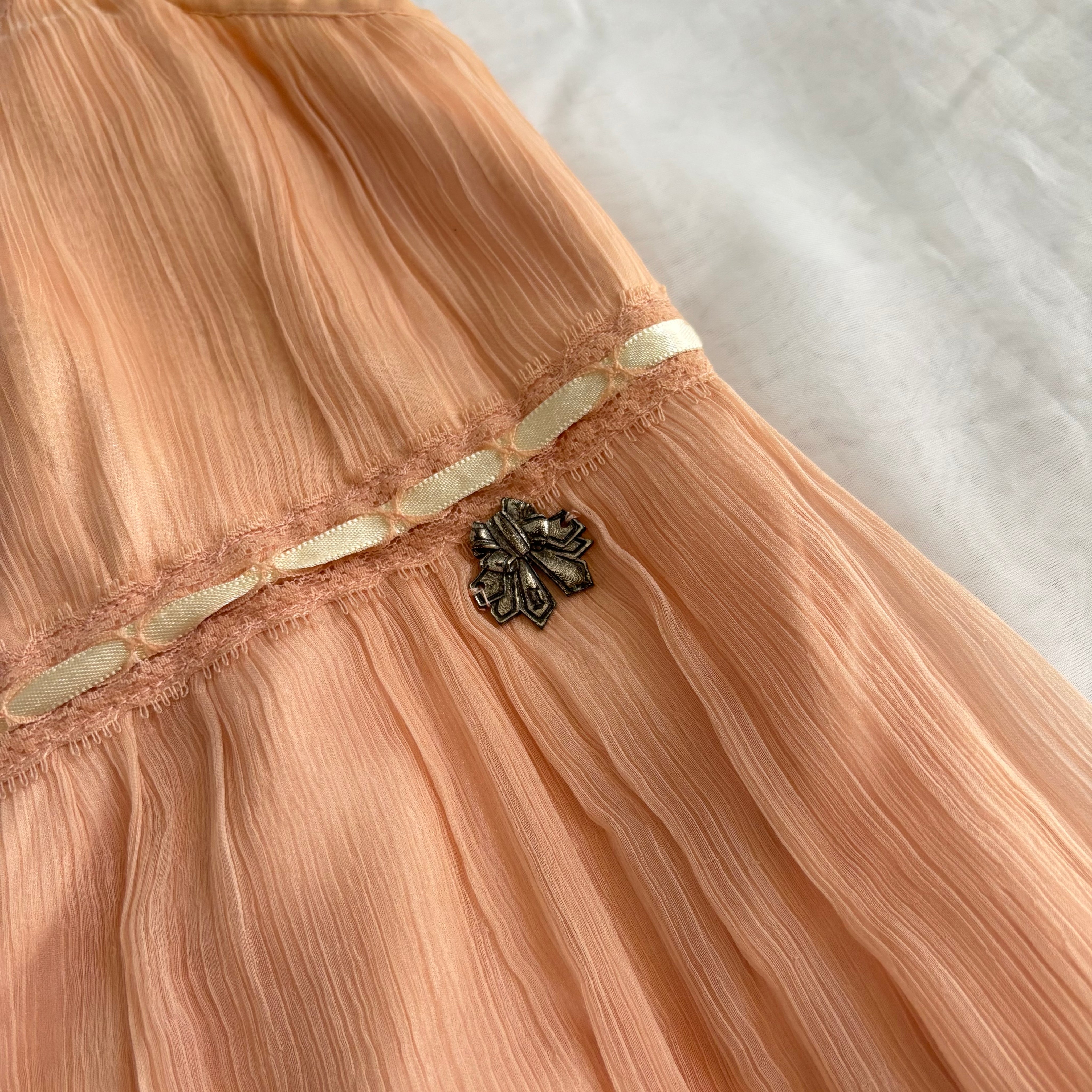Vintage Galliano Pink Babydoll Dress (M)