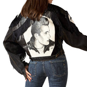 80s Custom James Dean Fringe Jacket (M)