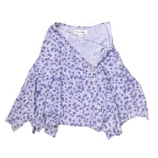 Vintage Lilac Asymmetrical Midi Skirt (M)