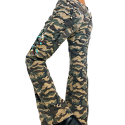 Boston Proper Distressed Camo Cargo Pants (S)