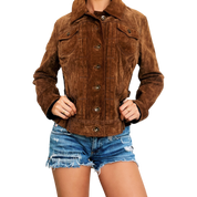 Miss Sixty Genuine Suede Jacket (S/M)