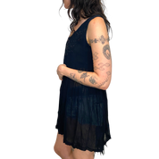 90s Whimsygoth Sheer Button up Cami (S/M)