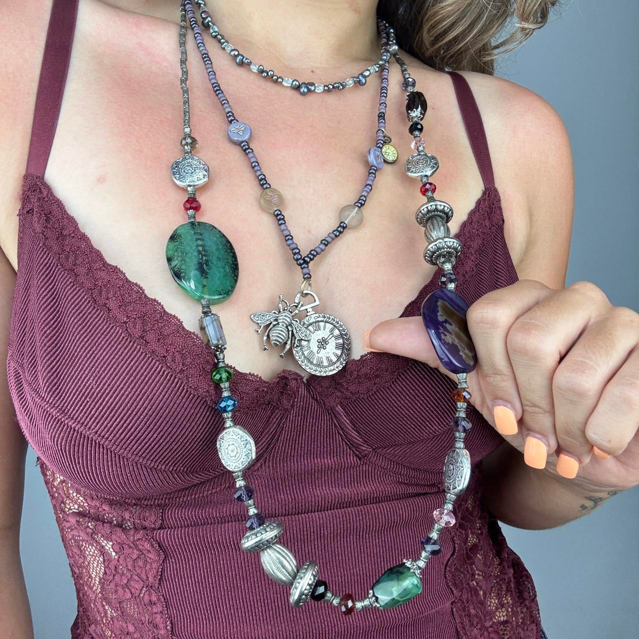 Multi-Layered Whimsy Necklace Stack