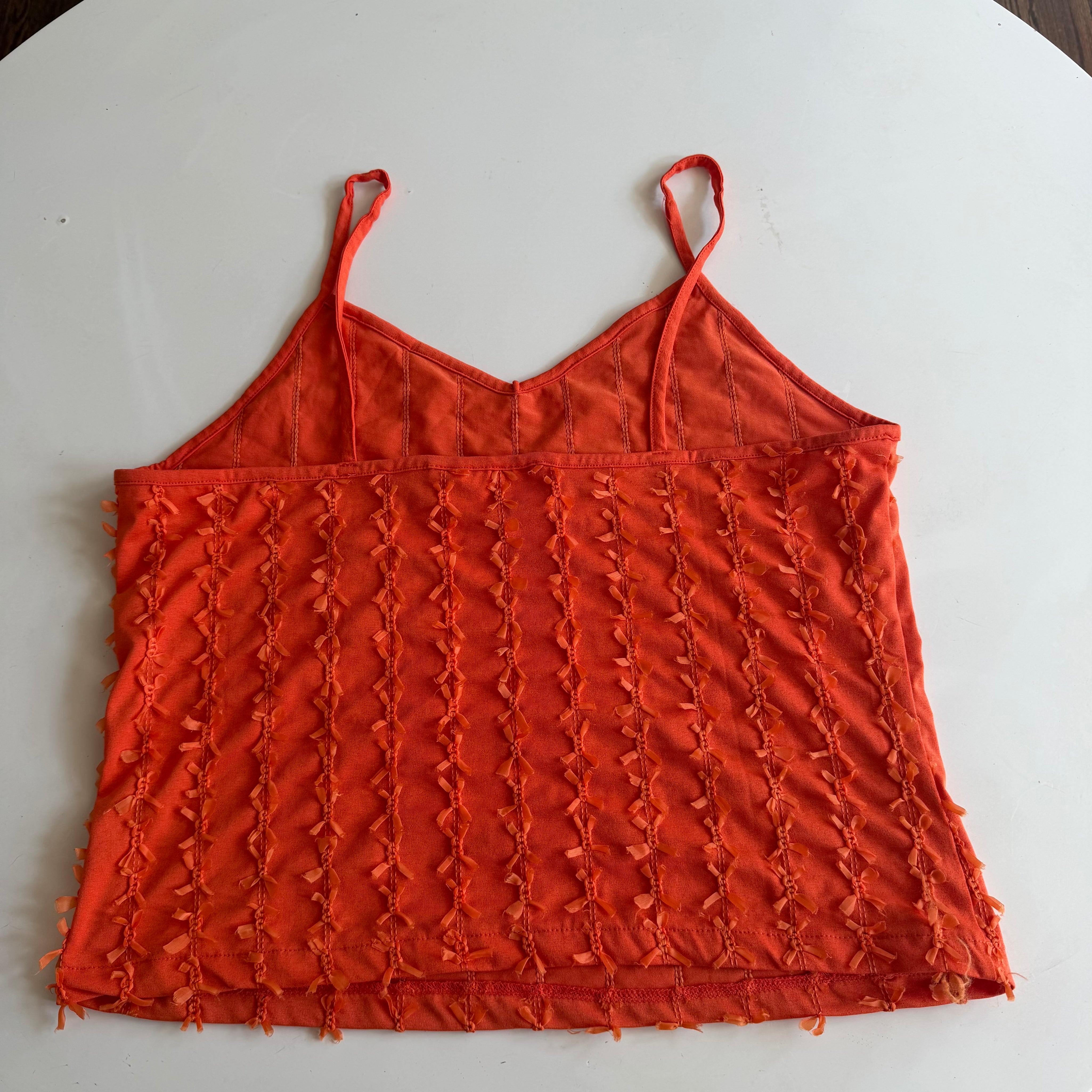 Orange Y2K Tank (L/XL)