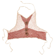 Boho Crochet Halter Top (S/M)