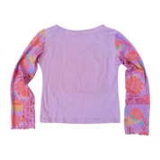 French Vintage Graphic Longsleeve Top (S/M)