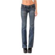 Y2K Low Rise Flare Jeans (XS)