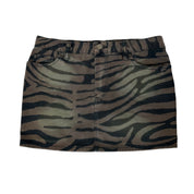 Chloé Zebra Denim Miniskirt (S)