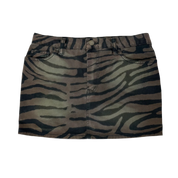 Chloé Zebra Denim Miniskirt (S)